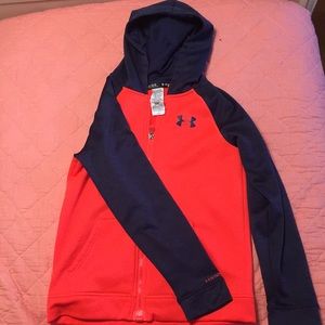 boys under armour zip up